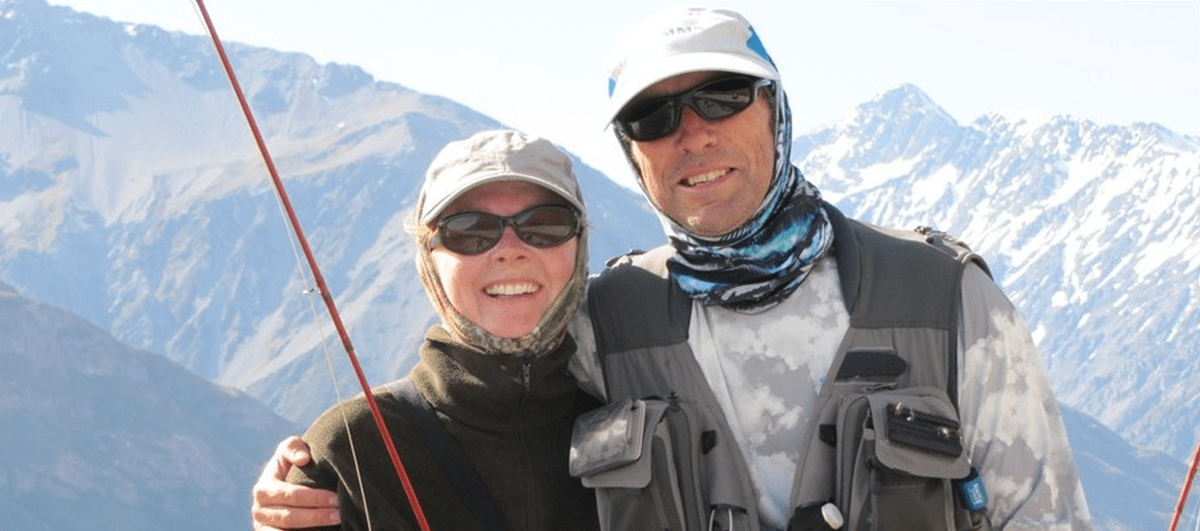Paul and Jude Mclauchaln fly fishing guides